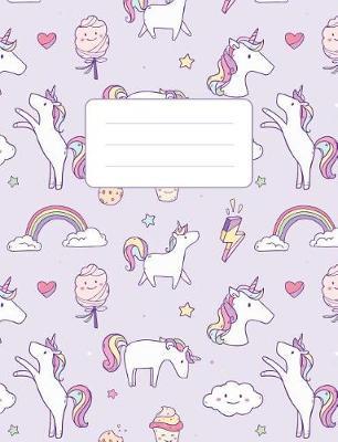 Unicorn Notebook: 100 Pages of 7.5  X 9.75  College Ruled Lined Paper (Diary, Planner, Journal)