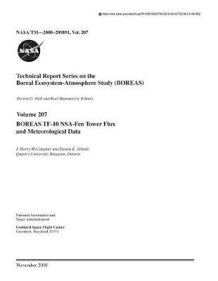 Boreas Tf-10 Nsa-Fen Tower Flux and Meteorological Data