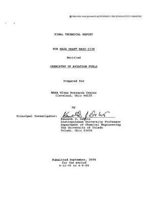 Chemistry of Aviation Fuels