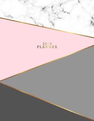 2019 Planner: Marble Gold Weekly Planner 2019 Weekly Views with To-Do Lists, Funny Holidays & Inspirational Quotes Pretty Organizer with Vision Board, Notes and More.