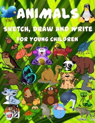 Animal Sketch Draw and Write for Youg Children.: Teach your young children to copy animals from the front cover.