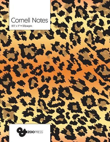 Cornell Notes: Jaguar Pattern Cover - Best Note Taking System for Students, Writers, Conferences. Cornell Notes Notebook. Large 8.5 x 11, 120 Pages. College Note Taking Paper, School Supplies.