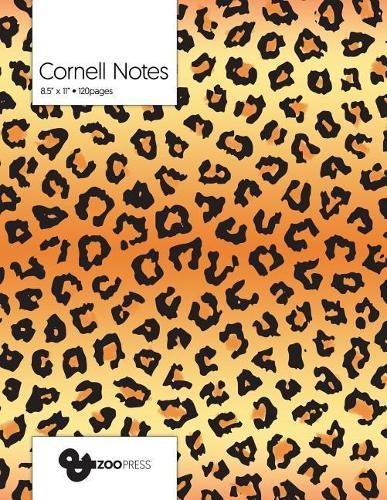 Cornell Notes: Leopard Pattern Cover - Best Note Taking System for Students, Writers, Conferences. Cornell Notes Notebook. Large 8.5 x 11, 120 Pages. College Note Taking Paper, School Supplies.