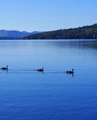 Leadership School Composition Book Canadian Geese Mountain Lake 130 Pages: (notebook, Diary, Blank Book)