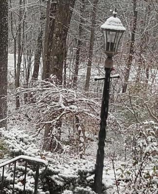 School Composition Book Winter Scene Snow Dusting 130 Pages: (notebook, Diary, Blank Book)