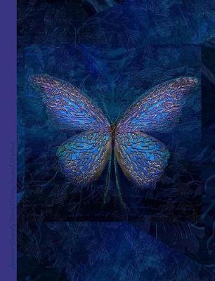 Luminous Butterfly Blank Writing Journal Notebook