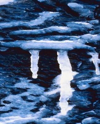 Winter Theme School Composition Book Icicle Fantasy 130 Pages: (notebook, Diary, Blank Book)