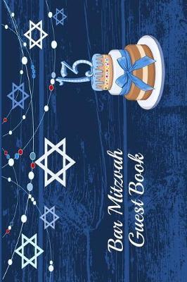 Bar Mitzvah Guest Book: 6x9 Keepsake Guestbook Notebook Journal for Party Guest Sign-Ins