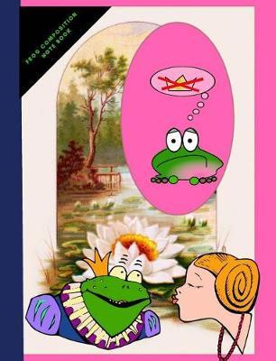 frog composition note book: college ruled note book, school book,