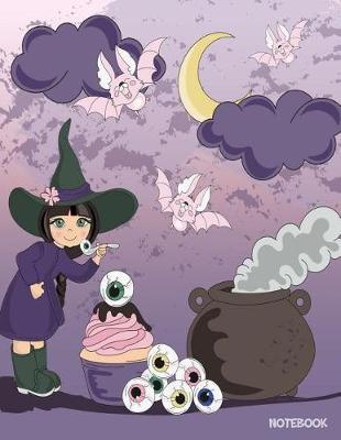 Notebook: Halloween Spooky Collection College Ruled Lined Pages Book School Notebook Journal For Kids Fourth Grade 120 Pages
