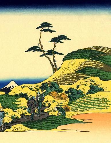 Japanese Writing Practice Book: Hokusai - Shimomeguro Cover - Premium Kanji practice notebook - Genkouyoushi Paper - 110 pages