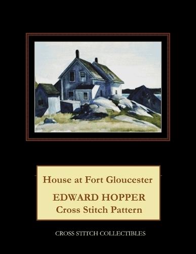 House at Fort Gloucester: Edward Hopper Cross Stitch Pattern