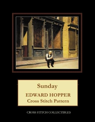 Sunday: Edward Hopper Cross Stitch Pattern