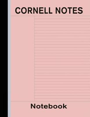 Cornell Notes Notebook: Note Taking Paper - Red