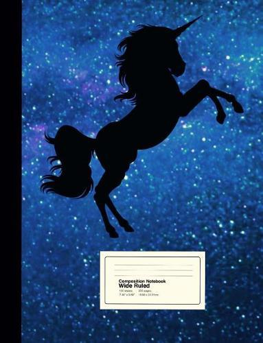 Composition Notebook: Wide Ruled Composition Style Notebook 7.44 X 9.59 Inches 100 Sheets / 200 Pages Soft Cover, Glossy Finish