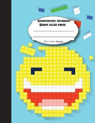 Composition notebook Graph ruled paper, Emoji Lego: 200 pages notebook for school
