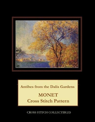 Antibes from the Dalis Gardens: Monet Cross Stitch Pattern