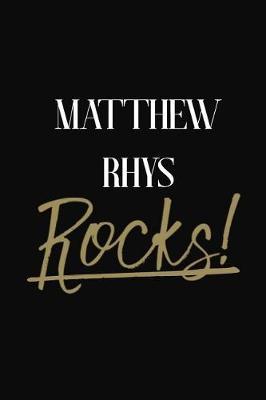 Matthew Rhys Rocks!: Matthew Rhys DIARY JOURNAL NOTEBOOK