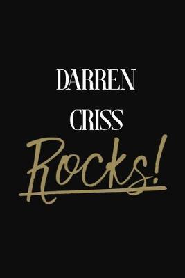 Darren Criss Rocks!: Darren Criss DIARY JOURNAL NOTEBOOK