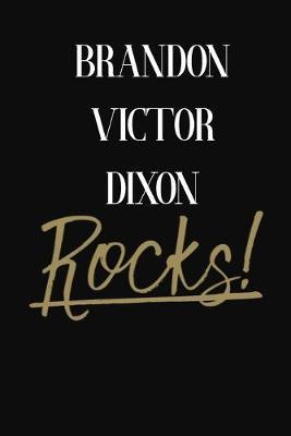 Brandon Victor Dixon Rocks!: Brandon Victor Dixon DIARY JOURNAL NOTEBOOK