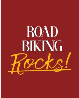 Road Biking Rocks!: 2018 - 2019 8 x10  18 Months Premium  On-the-Go  Diary Journal Landscape Notebook Calendar Planner