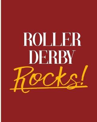 Roller Derby Rocks!: 2018 - 2019 8 x10  18 Months Premium  On-the-Go  Diary Journal Landscape Notebook Calendar Planner