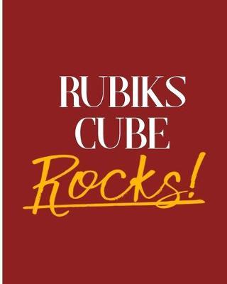 Rubiks Cube Rocks!: 2018 - 2019 8 x10  18 Months Premium  On-the-Go  Diary Journal Landscape Notebook Calendar Planner