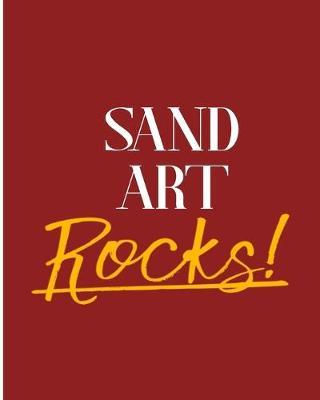 Sand Art Rocks!: 2018 - 2019 8 x10  18 Months Premium  On-the-Go  Diary Journal Landscape Notebook Calendar Planner