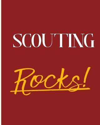 Scouting Rocks!: 2018 - 2019 8x10 18 Months Premium On-the-Go Diary Journal Landscape Notebook Calendar Planner