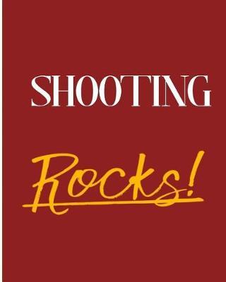 Shooting Rocks!: 2018 - 2019 8x10 18 Months Premium On-the-Go Diary Journal Landscape Notebook Calendar Planner