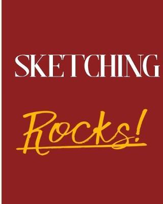 Sketching Rocks!: 2018 - 2019 8 x10  18 Months Premium  On-the-Go  Diary Journal Landscape Notebook Calendar Planner