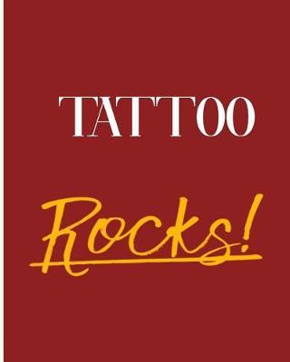 Tattoo Rocks!: 2018 - 2019 8x10 18 Months Premium On-the-Go Diary Journal Landscape Notebook Calendar Planner