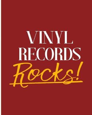 Vinyl Records Rocks!: 2018 - 2019 8 x10  18 Months Premium  On-the-Go  Diary Journal Landscape Notebook Calendar Planner
