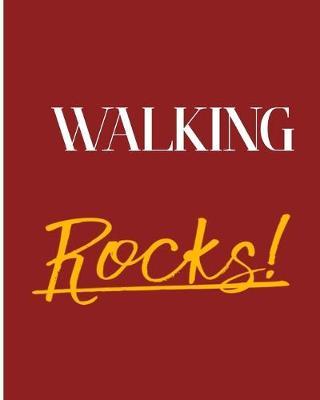 Walking Rocks!: 2018 - 2019 8 x10  18 Months Premium  On-the-Go  Diary Journal Landscape Notebook Calendar Planner