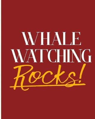 Whale Watching Rocks!: 2018 - 2019 8 x10  18 Months Premium  On-the-Go  Diary Journal Landscape Notebook Calendar Planner