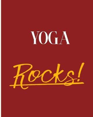 Yoga Rocks!: 2018 - 2019 8 x10  18 Months Premium  On-the-Go  Diary Journal Landscape Notebook Calendar Planner