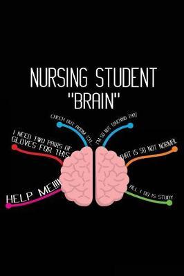 Nursing Student Brain: Nursing Student Life Joke Gag Gift Planner and Notebook
