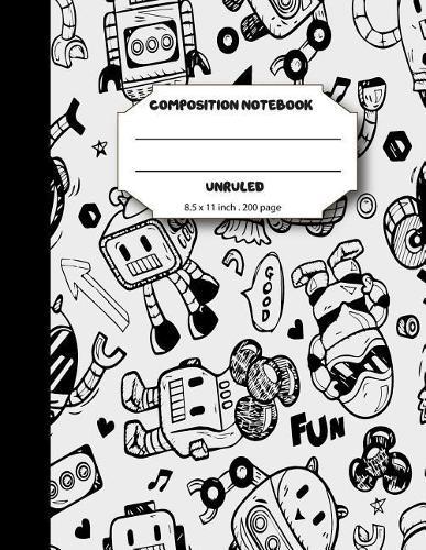 Composition notebook Unruled: writing book for office supplies, school, student and teacher