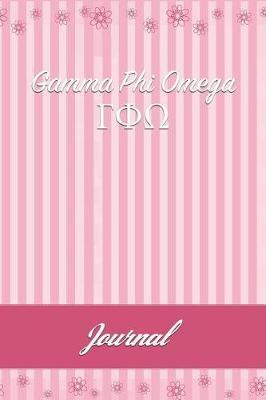 Gamma Phi Omega: Line Ruled Sorority Girls Journal - Great Present for Big or Lil Sister