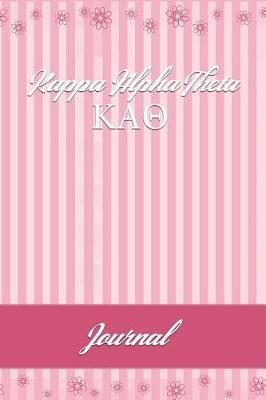 Kappa Alpha Theta: Line Ruled Sorority Girls Journal - Great Present for Big or Lil Sister