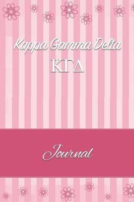 Kappa Gamma Delta: Line Ruled Sorority Girls Journal - Great Present for Big or Lil Sister