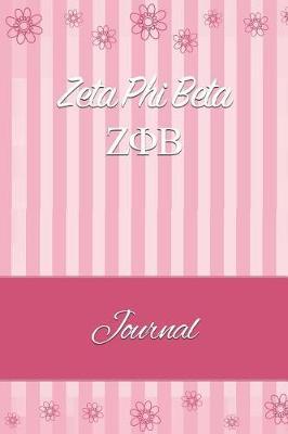 Zeta Phi Beta: Line Ruled Sorority Girls Journal - Great Present for Big or Lil Sister