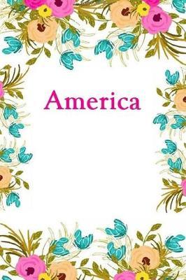 America: America Journal Diary Notebook