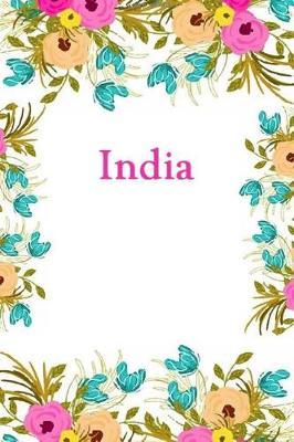 India: India Journal Diary Notebook