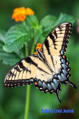 Butterfly Lined Journal: Butterflies, Moths, Plants and Flowers Pocket Notebook