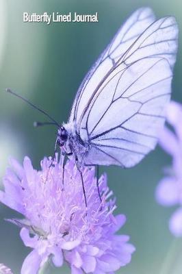 Butterfly Lined Journal: Butterflies, Moths, Plants and Flowers Pocket Notebook