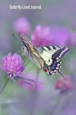Butterfly Lined Journal: Butterflies, Moths, Plants and Flowers Pocket Notebook
