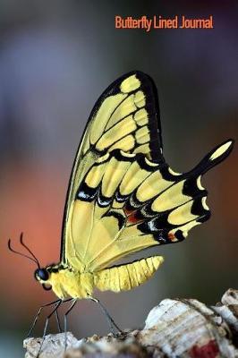Butterfly Lined Journal: Butterflies, Moths, Plants and Flowers Pocket Notebook