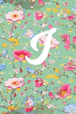 I: I Initial Blank Lined Journal with a Floral Cover, Perfect Gift for Anyone!