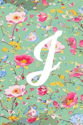 J: J Initial Blank Lined Journal with a Floral Cover, Perfect Gift for Anyone!